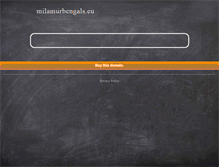 Tablet Screenshot of milamurbengals.eu